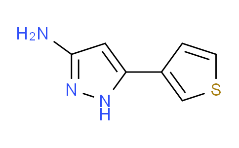 CAS No. 149246-86-6, 5-(Thiophen-3-yl)-1H-pyrazol-3-amine