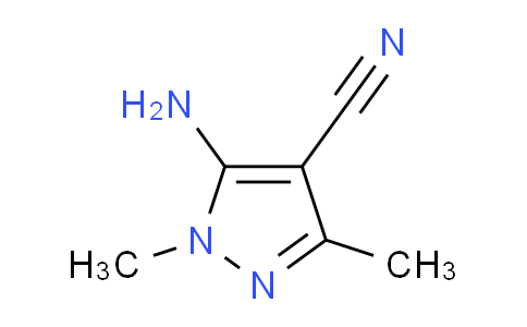 CAS No. 54820-92-7, 5-Amino-1,3-dimethyl-1H-pyrazole-4-carbonitrile