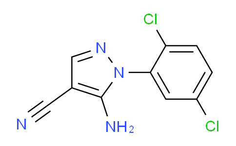 CAS No. 73594-96-4, 5-Amino-1-(2,5-dichlorophenyl)-1H-pyrazole-4-carbonitrile