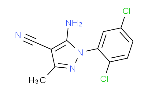 CAS No. 76982-29-1, 5-Amino-1-(2,5-dichlorophenyl)-3-methyl-1H-pyrazole-4-carbonitrile