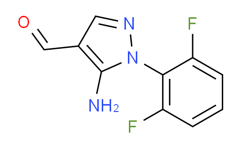 CAS No. 1080562-66-8, 5-Amino-1-(2,6-difluorophenyl)-1H-pyrazole-4-carbaldehyde