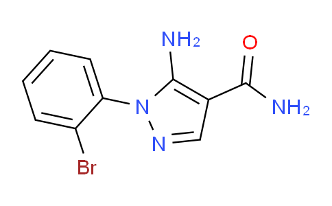 CAS No. 1552887-22-5, 5-Amino-1-(2-bromophenyl)-1H-pyrazole-4-carboxamide