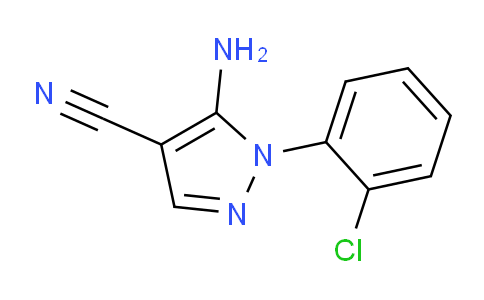 CAS No. 64096-89-5, 5-Amino-1-(2-chlorophenyl)-1H-pyrazole-4-carbonitrile