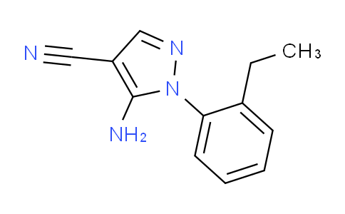 CAS No. 792953-03-8, 5-Amino-1-(2-ethylphenyl)-1H-pyrazole-4-carbonitrile