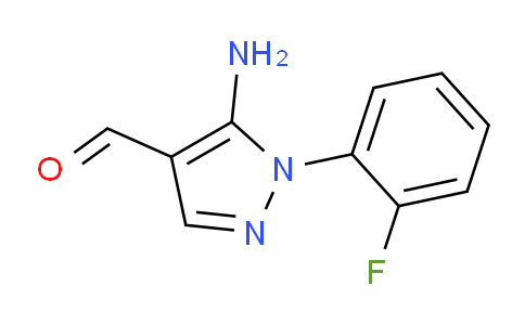 CAS No. 1220512-65-1, 5-Amino-1-(2-fluorophenyl)-1H-pyrazole-4-carbaldehyde
