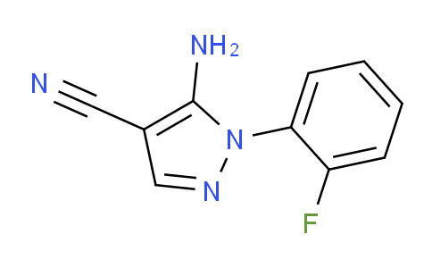 CAS No. 135108-48-4, 5-Amino-1-(2-fluorophenyl)-1H-pyrazole-4-carbonitrile
