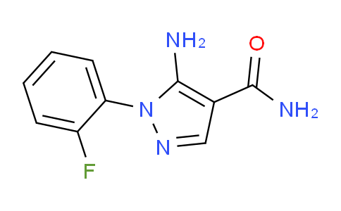 CAS No. 630107-81-2, 5-Amino-1-(2-fluorophenyl)-1H-pyrazole-4-carboxamide