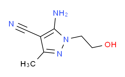 CAS No. 5346-61-2, 5-Amino-1-(2-hydroxyethyl)-3-methyl-1H-pyrazole-4-carbonitrile
