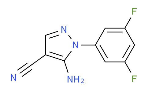 CAS No. 1232780-81-2, 5-Amino-1-(3,5-difluorophenyl)-1H-pyrazole-4-carbonitrile