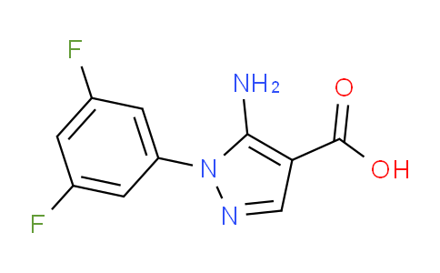 CAS No. 1034142-07-8, 5-Amino-1-(3,5-difluorophenyl)-1H-pyrazole-4-carboxylic acid