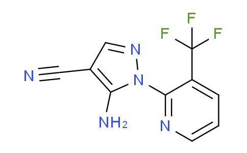 CAS No. 1019010-69-5, 5-Amino-1-(3-(trifluoromethyl)pyridin-2-yl)-1H-pyrazole-4-carbonitrile