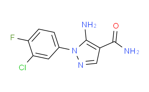 CAS No. 1416344-95-0, 5-Amino-1-(3-chloro-4-fluorophenyl)-1H-pyrazole-4-carboxamide