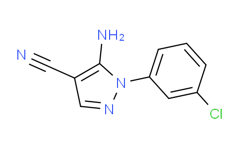 CAS No. 51516-68-8, 5-Amino-1-(3-chlorophenyl)-1H-pyrazole-4-carbonitrile
