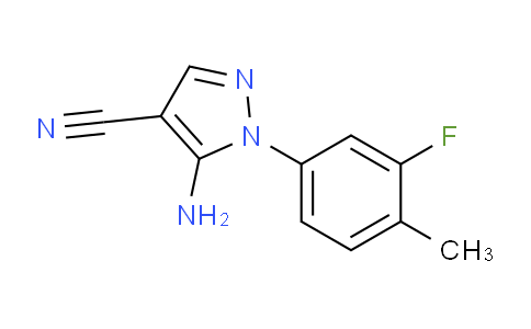 CAS No. 1416344-54-1, 5-Amino-1-(3-fluoro-4-methylphenyl)-1H-pyrazole-4-carbonitrile