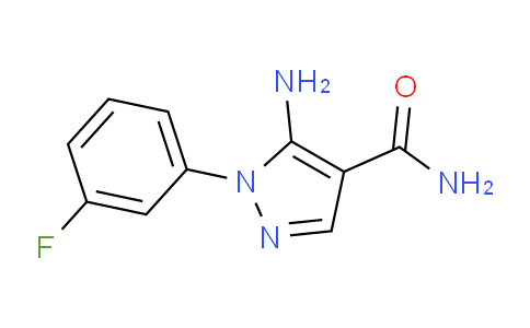 CAS No. 50427-74-2, 5-Amino-1-(3-fluorophenyl)-1H-pyrazole-4-carboxamide