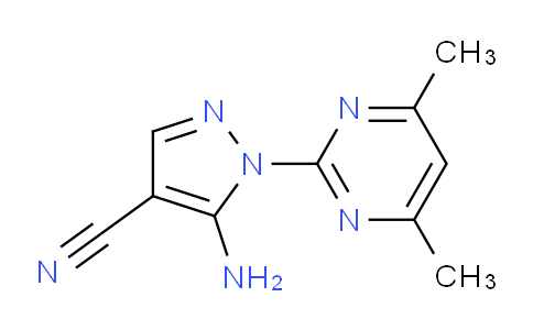 CAS No. 56898-44-3, 5-Amino-1-(4,6-dimethylpyrimidin-2-yl)-1H-pyrazole-4-carbonitrile