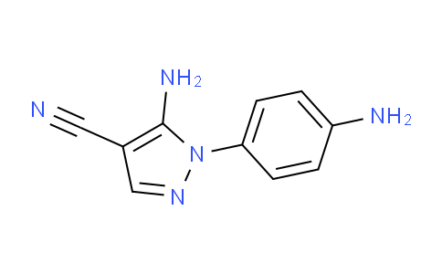 CAS No. 1135324-00-3, 5-Amino-1-(4-aminophenyl)-1H-pyrazole-4-carbonitrile