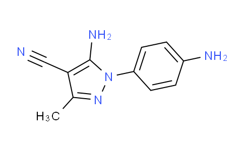 CAS No. 1373232-87-1, 5-Amino-1-(4-Aminophenyl)-3-methylpyrazole-4-carbonitrile