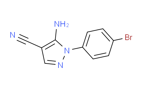 CAS No. 5334-28-1, 5-Amino-1-(4-bromophenyl)-1H-pyrazole-4-carbonitrile