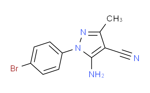 CAS No. 76982-35-9, 5-Amino-1-(4-bromophenyl)-3-methyl-1H-pyrazole-4-carbonitrile
