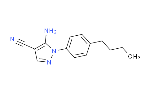 CAS No. 1416346-16-1, 5-Amino-1-(4-butylphenyl)-1H-pyrazole-4-carbonitrile