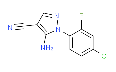 CAS No. 1416339-30-4, 5-Amino-1-(4-chloro-2-fluorophenyl)-1H-pyrazole-4-carbonitrile