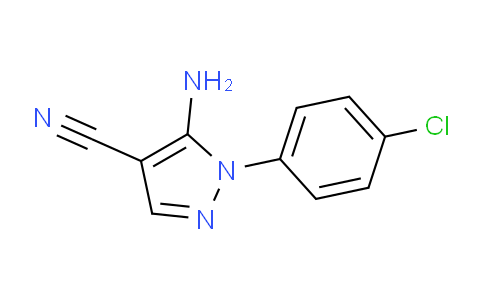 CAS No. 51516-67-7, 5-Amino-1-(4-chlorophenyl)-1H-pyrazole-4-carbonitrile