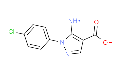 CAS No. 14678-90-1, 5-Amino-1-(4-chlorophenyl)-1H-pyrazole-4-carboxylic acid