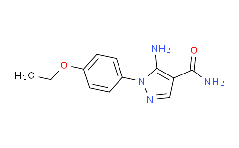 CAS No. 1416347-93-7, 5-Amino-1-(4-ethoxyphenyl)-1H-pyrazole-4-carboxamide
