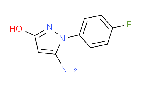 CAS No. 1247169-18-1, 5-Amino-1-(4-fluorophenyl)-1H-pyrazol-3-ol