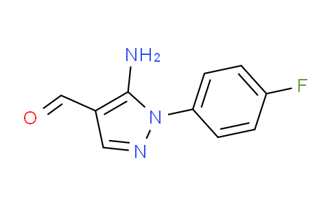 CAS No. 1437485-36-3, 5-Amino-1-(4-fluorophenyl)-1H-pyrazole-4-carbaldehyde