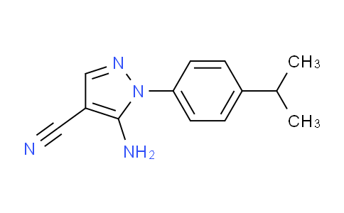 CAS No. 1175899-74-7, 5-Amino-1-(4-isopropylphenyl)-1H-pyrazole-4-carbonitrile