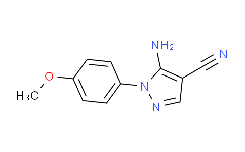 CAS No. 116884-64-1, 5-Amino-1-(4-methoxyphenyl)-1H-pyrazole-4-carbonitrile