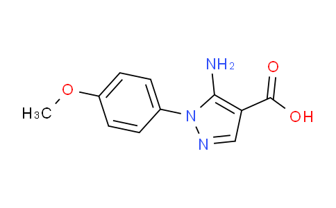 CAS No. 14678-95-6, 5-Amino-1-(4-methoxyphenyl)-1H-pyrazole-4-carboxylic acid