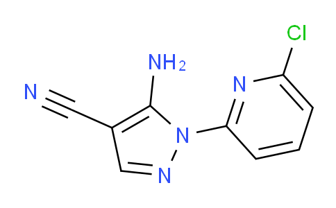 CAS No. 400084-55-1, 5-Amino-1-(6-chloropyridin-2-yl)-1H-pyrazole-4-carbonitrile
