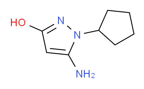 CAS No. 436088-87-8, 5-Amino-1-cyclopentyl-1H-pyrazol-3-ol