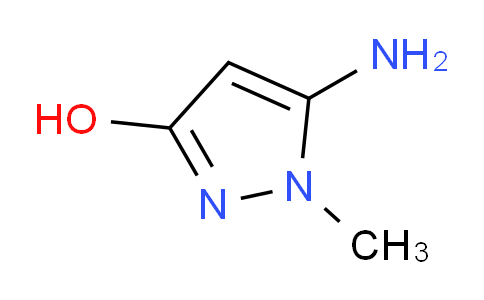 CAS No. 857985-10-5, 5-Amino-1-methyl-1H-pyrazol-3-ol