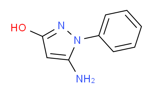 CAS No. 103755-56-2, 5-Amino-1-phenyl-1H-pyrazol-3-ol