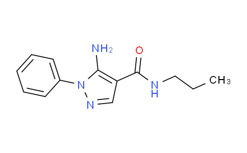 CAS No. 1177299-13-6, 5-Amino-1-phenyl-N-propyl-1H-pyrazole-4-carboxamide