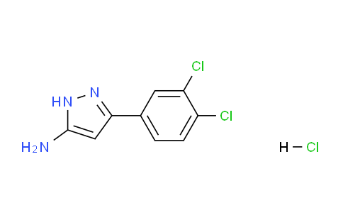 CAS No. 1025447-55-5, 5-Amino-3-(3,4-dichlorophenyl)pyrazole Hydrochloride