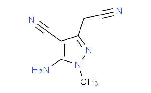 CAS No. 53871-49-1, 5-Amino-3-(cyanomethyl)-1-methyl-1H-pyrazole-4-carbonitrile