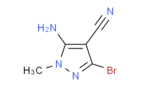 CAS No. 1390635-70-7, 5-Amino-3-bromo-1-methyl-1H-pyrazole-4-carbonitrile
