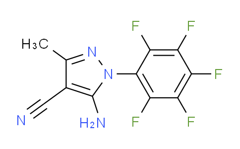 CAS No. 1072944-84-3, 5-Amino-3-methyl-1-(perfluorophenyl)-1H-pyrazole-4-carbonitrile