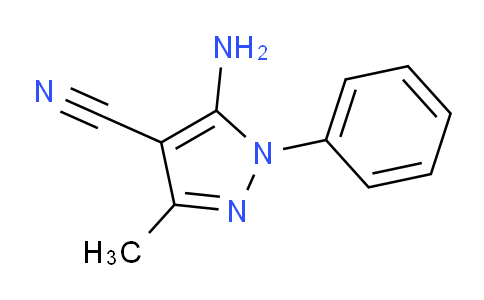 CAS No. 5346-56-5, 5-Amino-3-methyl-1-phenyl-1H-pyrazole-4-carbonitrile