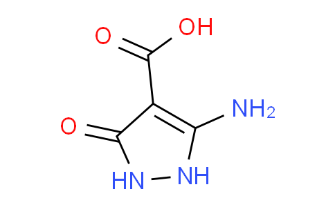 CAS No. 412301-20-3, 5-Amino-3-oxo-2,3-dihydro-1H-pyrazole-4-carboxylic acid