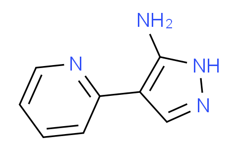 CAS No. 493038-87-2, 5-Amino-4-(2-pyridyl)pyrazole