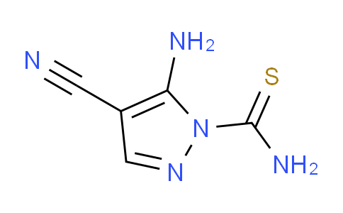 CAS No. 198715-79-6, 5-Amino-4-cyano-1H-pyrazole-1-carbothioamide