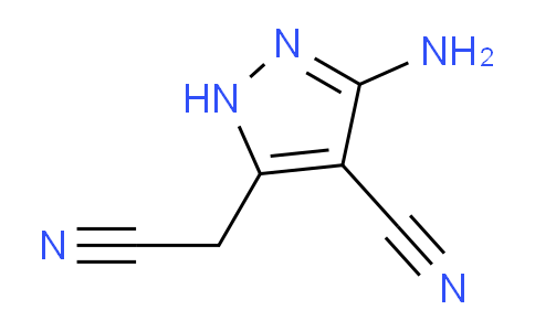 CAS No. 54711-21-6, 5-Amino-4-cyano-3-(cyanomethyl)pyrazole