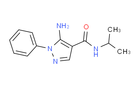 CAS No. 117544-96-4, 5-Amino-N-isopropyl-1-phenyl-1H-pyrazole-4-carboxamide