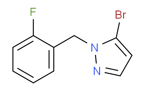 CAS No. 1057383-75-1, 5-Bromo-1-(2-fluorobenzyl)-1H-pyrazole